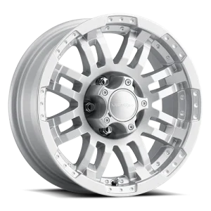 Vision Wheel HD – 375 WARRIOR – Silver – 15″x6″ 0mm – All weather Wheels – 375VTH5683MPS0